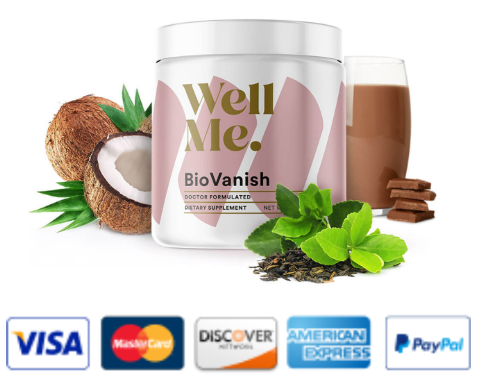 BioVanish 1jar with cocoa drink